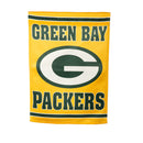 Embossed Suede Flag, GDN Size, Green Bay Packers,14es3811