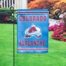 Embossed Suede Flag, GDN Size, Colorado Avalanche,14es4356