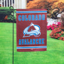 Embossed Suede Flag, GDN Size, Colorado Avalanche,14es4356