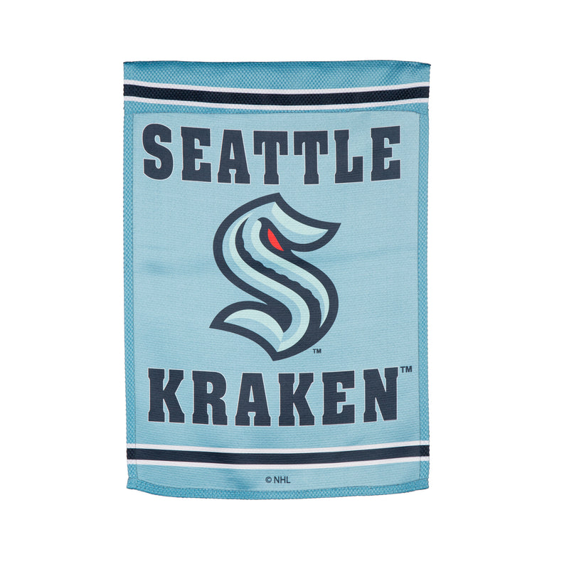 Embossed Suede Flag, GDN Size, Seattle Kraken,14es4381