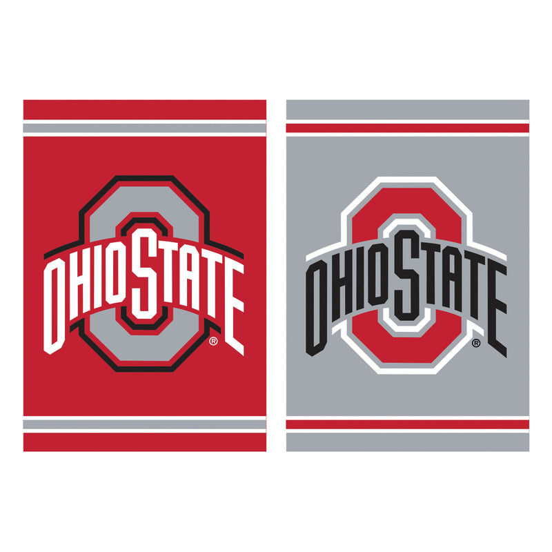 Embossed Suede Flag, GDN Size, Ohio State University,14es973