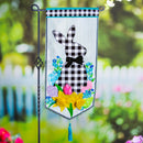 Gingham Easter Bunny Everlasting Impressions Textile Decor,14l10646xl