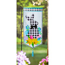 Gingham Easter Bunny Everlasting Impressions Textile Decor,14l10646xl