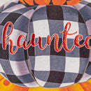 Haunted Stacked Pumpkins Garden Linen Flag,14l11046