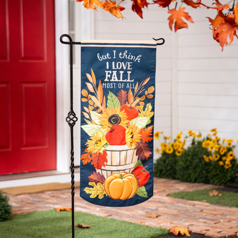 I Love Fall Most of All Everlasting Impression Textile Decor,14l12042xl