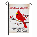 When Angels Are Near Garden Linen Flag,14l8772