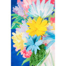Floral Mason Jar Garden Linen Flag,14l9028