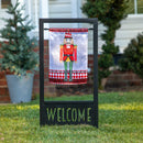 Christmas Nutcracker Lustre Garden Flag,14lu11252