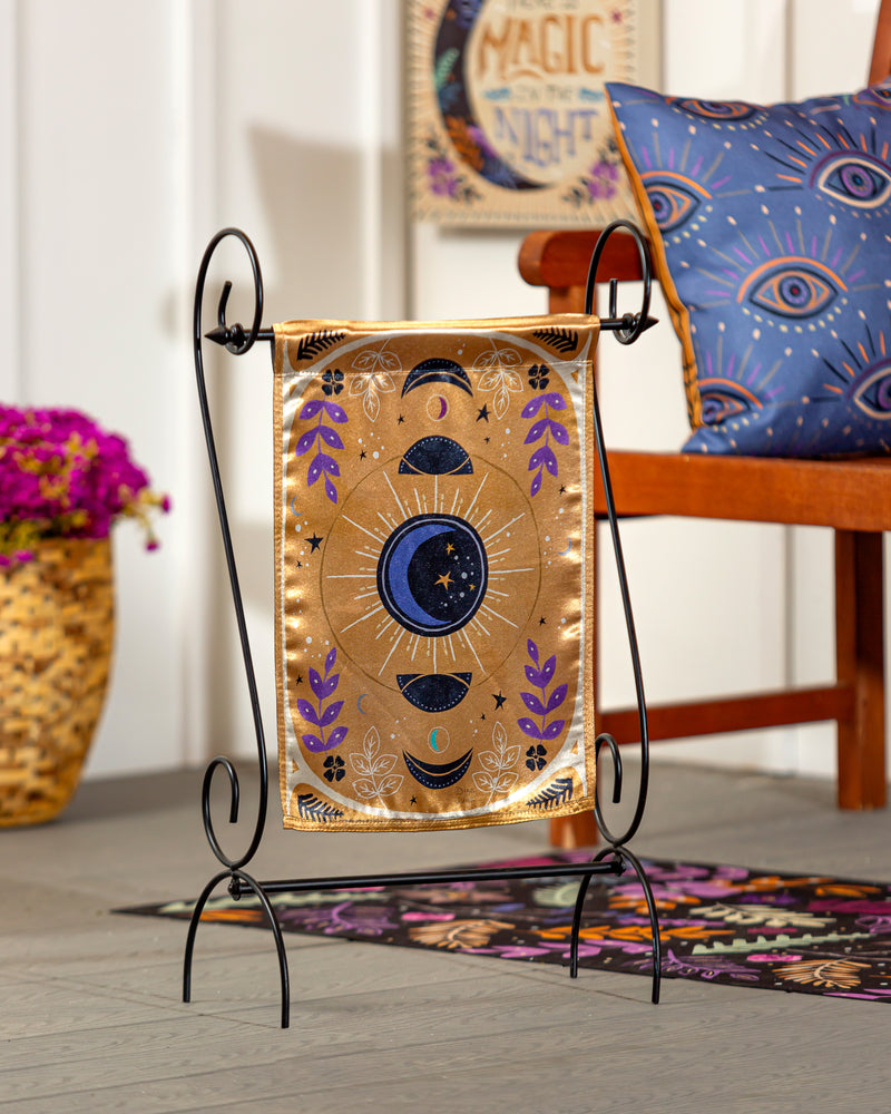Mystic Moon Lustre Reversible Garden Flag,14lu12353fb
