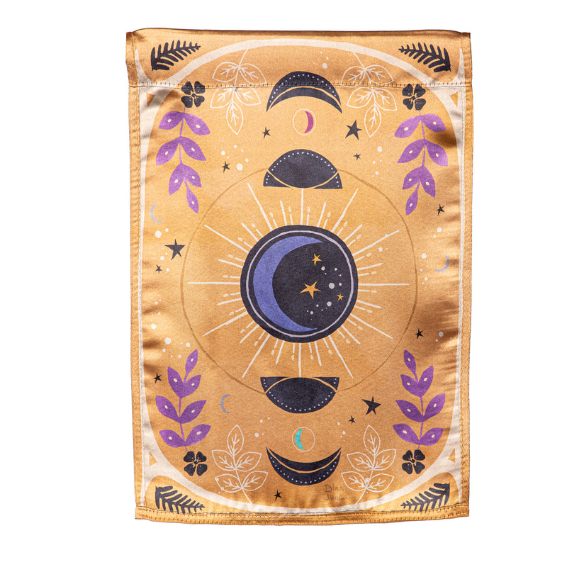Mystic Moon Lustre Reversible Garden Flag,14lu12353fb