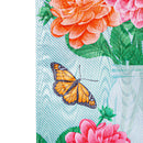 Jar of Dahlias Moire Garden Flag,14m11297