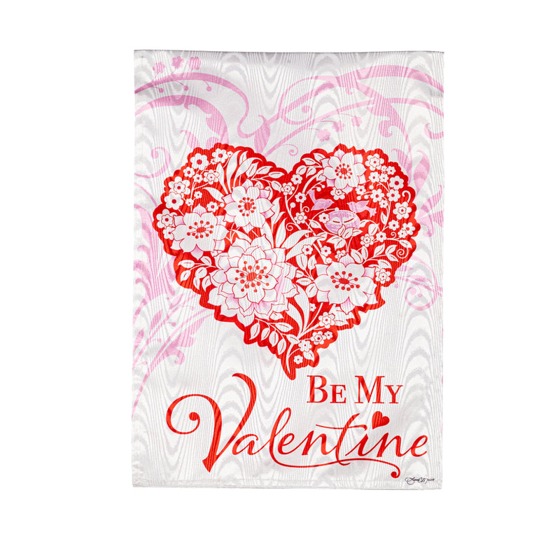 Love Birds Moire Garden Flag,14m11478