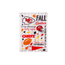 Kansas City Chiefs, Moire Flag, GDN, Fall Seasonal,14m3815