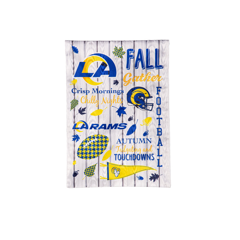 Los Angeles Rams, Moire Flag, GDN, Fall Seasonal,14m3828