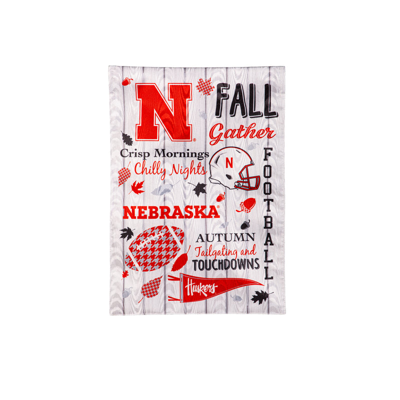 University of Nebraska, Moire Flag, GDN, Fall Seasonal,14m949