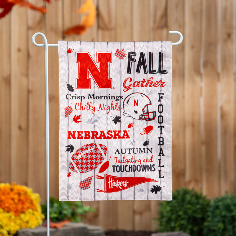 University of Nebraska, Moire Flag, GDN, Fall Seasonal,14m949