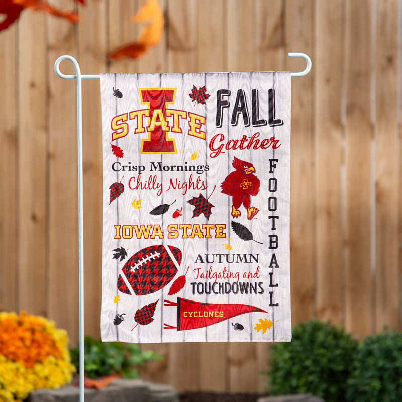Iowa State University, Moire Flag, GDN, Fall Seasonal,14m962