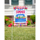 Sweet Summer Truck Garden Suede Flag,14s10933