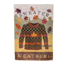 Sweater Weather Suede Garden Flag,14s11922