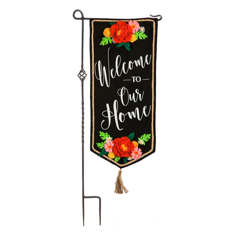 Welcome to Our Home Everlasting Impressions Textile Decor,14l9089xl
