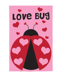 Love Bug Applique House Flag,151364an