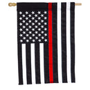 Thin Red Line House Applique Flag,158822