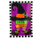 Trick Or Treat Witch House Applique Flag,159522