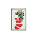 Merry Christmas Stocking Applique House Flag,159914