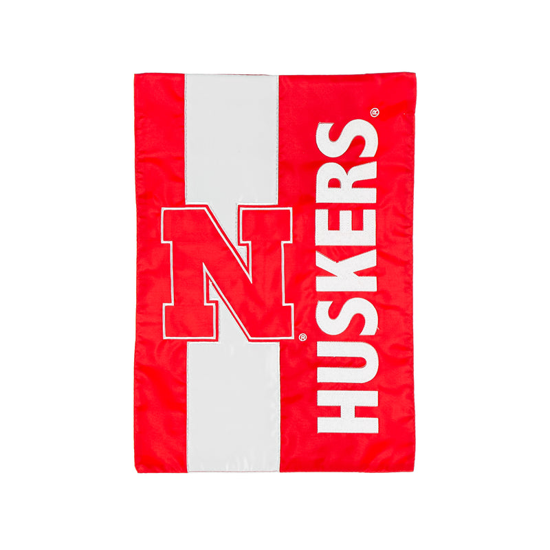 University of Nebraska, Embellish Reg Flag,15sf949
