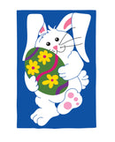 Here Comes Easter Applique Garden Flag,16103an