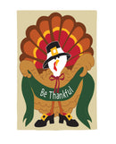 Be Thankful Applique Garden Flag,16146an