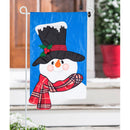 Baby It's Cold Outside Snowman Garden Applique Flag,169069