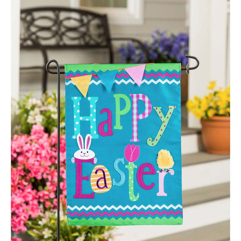Happy Easter Garden Applique Flag,169117