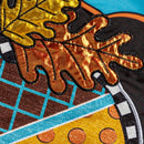 Happy Fall Acorn Garden Applique Flag,169529