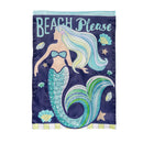 Mermaid Beach Applique Garden Flag,169807