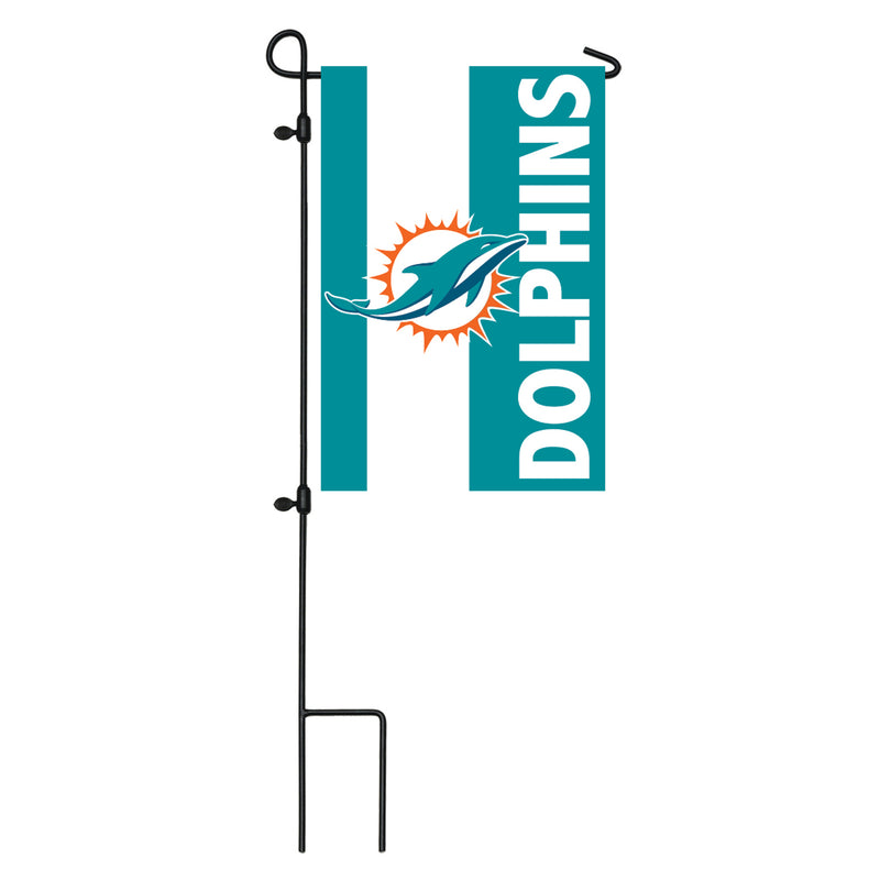Miami Dolphins, Embellish Garden Flag,16sf3816b