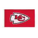 3'x5' Single Sided Flag w/ 2 Grommets, Kansas City Chiefs,173815
