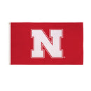 3'x5' Single Sided Flag w/ 2 Grommets, University of Nebraska,17949