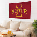 3'x5' Single Sided Flag w/ 2 Grommets, Iowa State University,17962