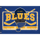 St Louis Blues, Linen Estate Flag,17l4374
