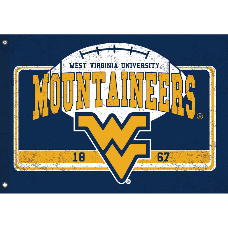 West Virginia University, Linen Estate Flag,17l967