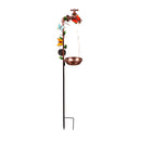 36" Solar Faux Copper Faucet Bird Feeder,24366a
