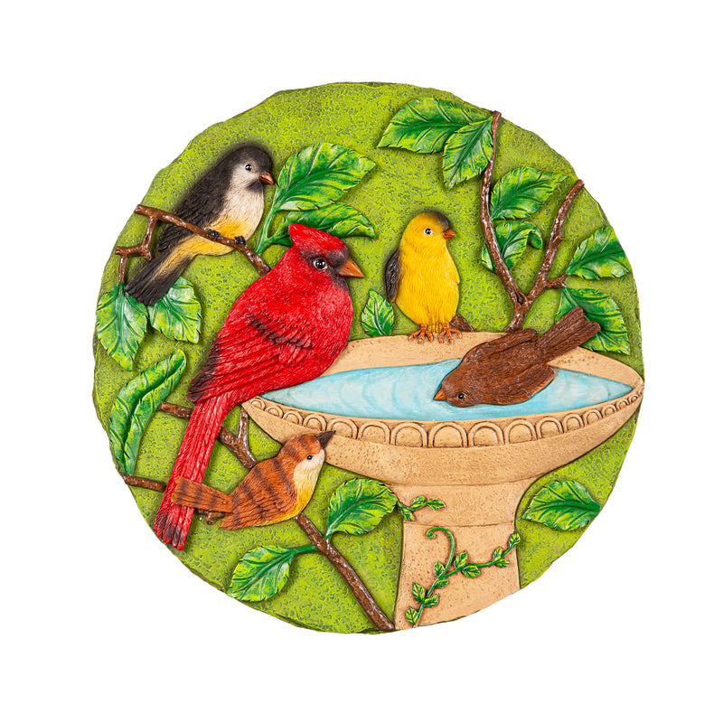 Multiple Birds Garden Stone,25925a