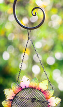 Metal and Glass birdfeeder, Sunflower,2bf214