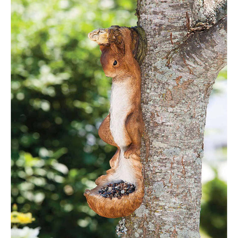 Evergreen Bird Feeder,Hanging Squirell Feeder,4.1x4.5x13 Inches