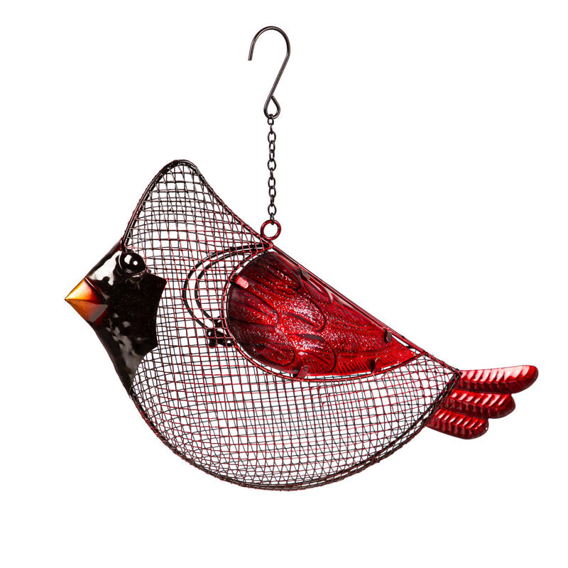 Evergreen Bird Feeder,Cardinal Seed Feeder,9.85x23.64x11.82 Inches