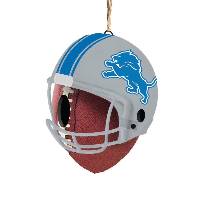 Evergreen Bird House,Detroit Lions, Birdhouse,6.5x7.5x8.13 Inches