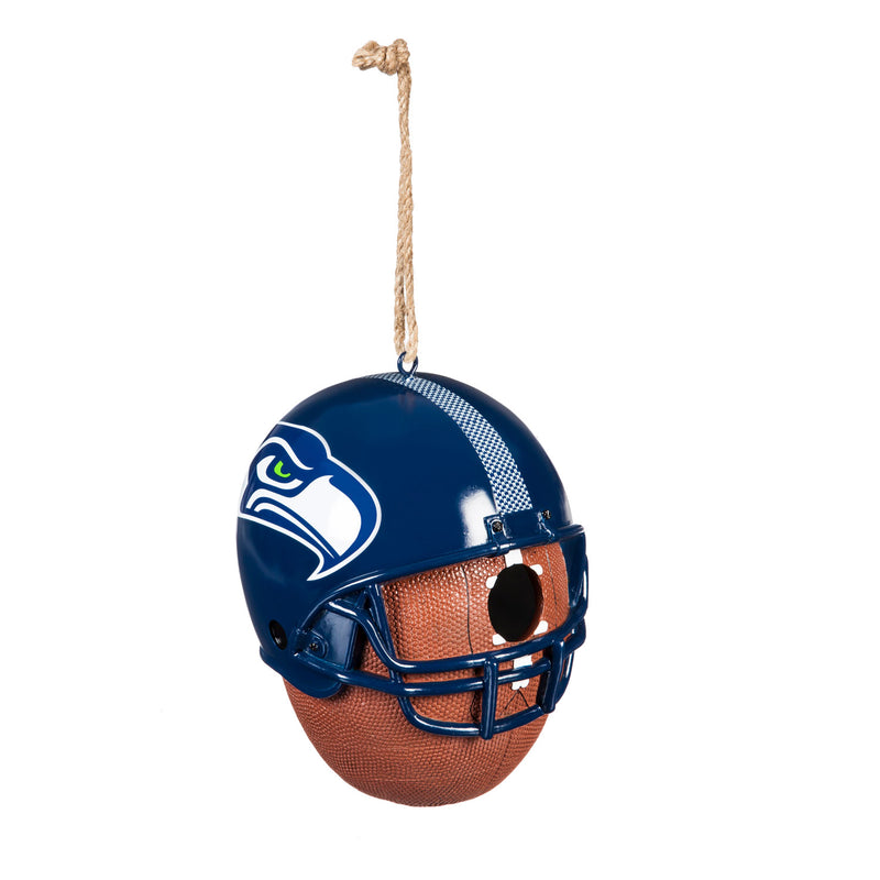 Evergreen Bird House,Seattle Seahawks, Birdhouse,6.5x7.5x8.13 Inches