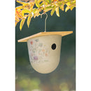 Full Circle Eco Conscious Hanging Bird House with Wildflower Decal,2bh666