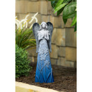 17"H Terracotta Angel Garden Statuary,2cg435